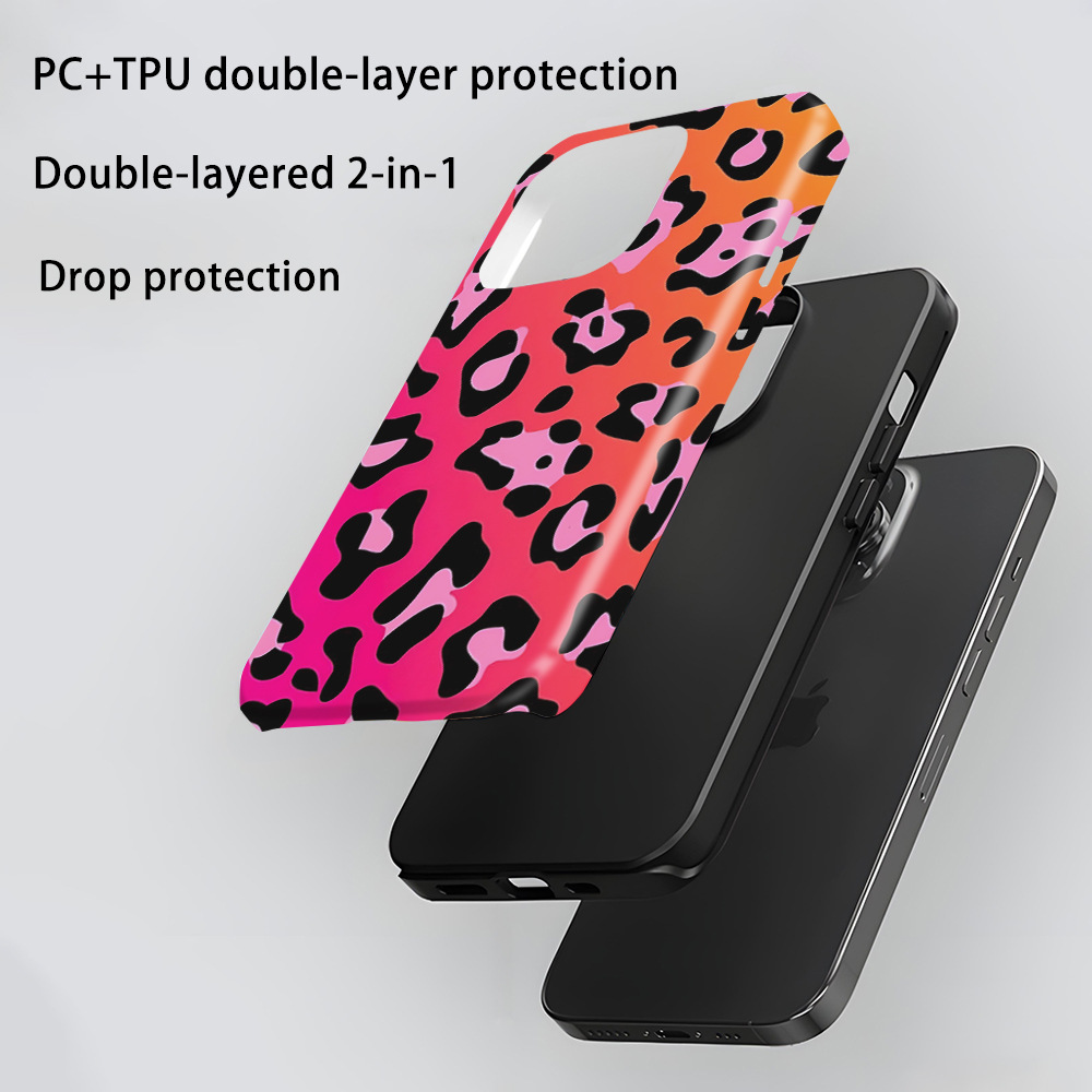 New Leopard Printed Phone Case for Apple iPhone