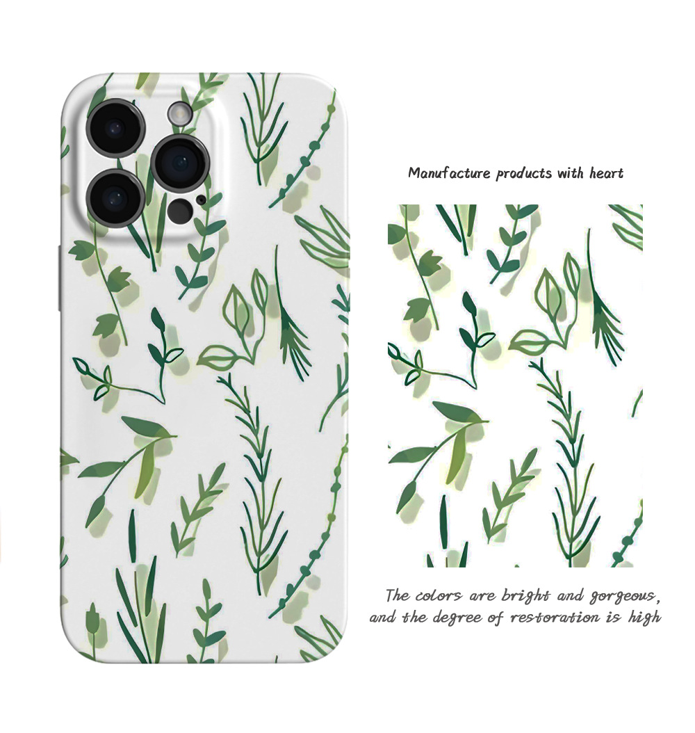 Floral Printed Phone Case for Apple iPhone