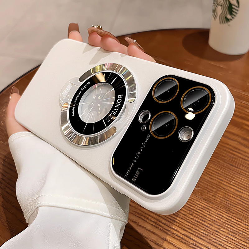 Luxury Magsafe Bracket Anti-fall Mobile Phone Case for iPhone