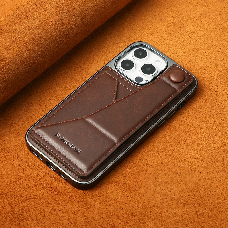 Leather Card Wallet Mobile Phone Case for iPhone