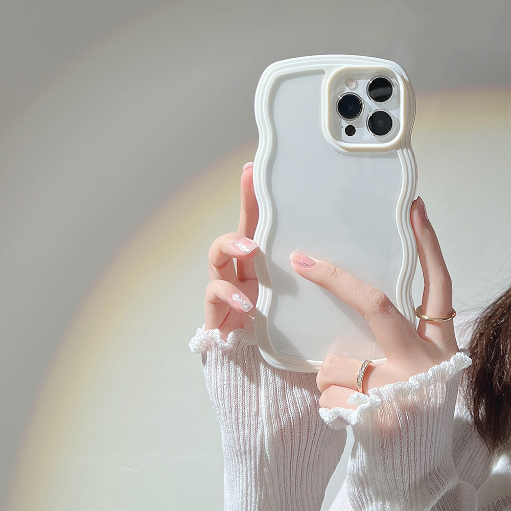 Wavy Border Mobile Phone Case for Apple iPhone