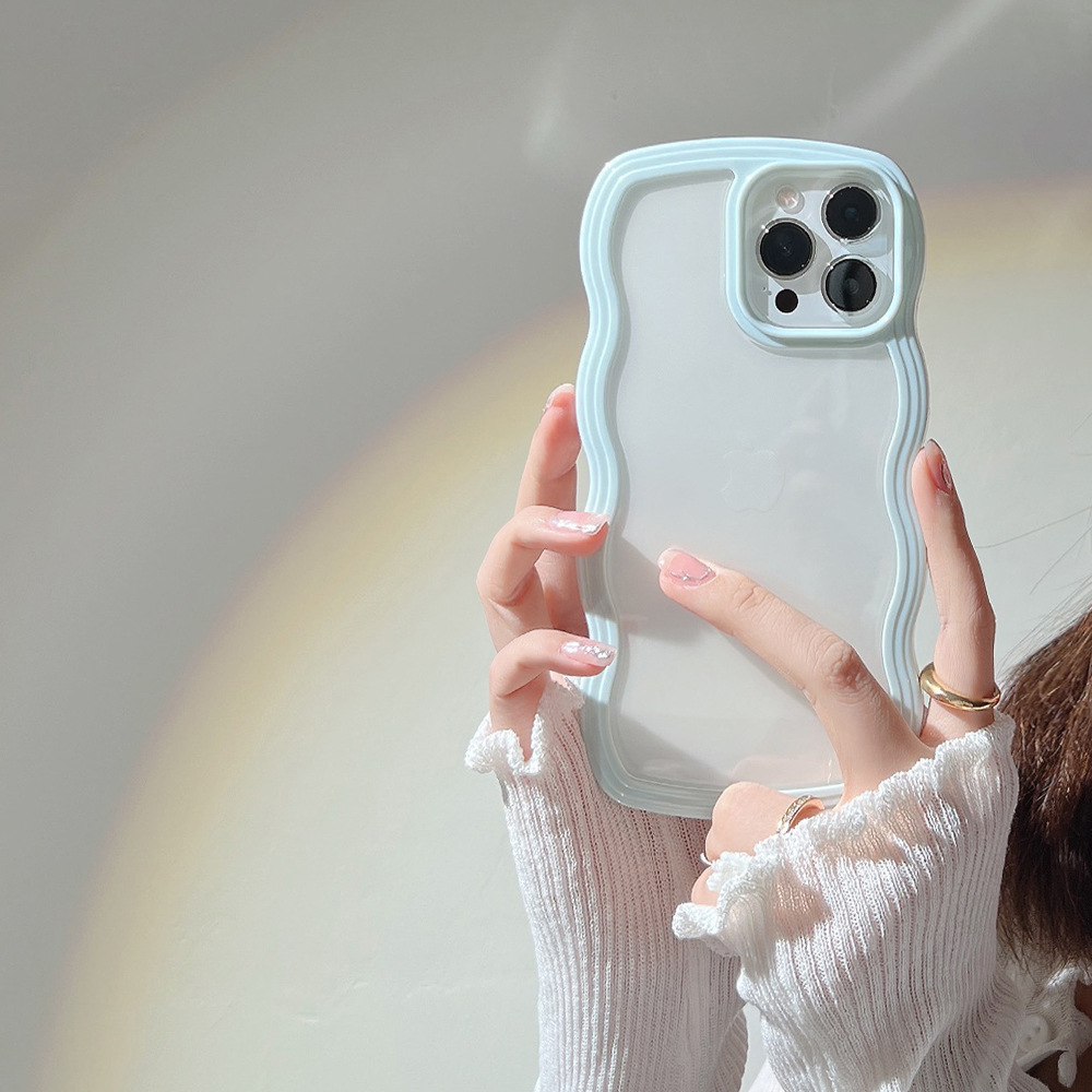 Wavy Border Mobile Phone Case for Apple iPhone