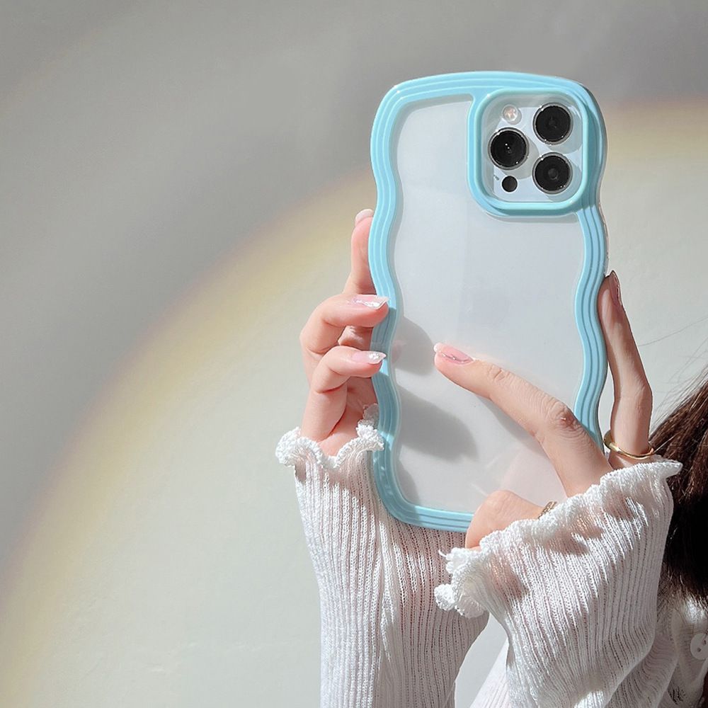 Wavy Border Mobile Phone Case for Apple iPhone