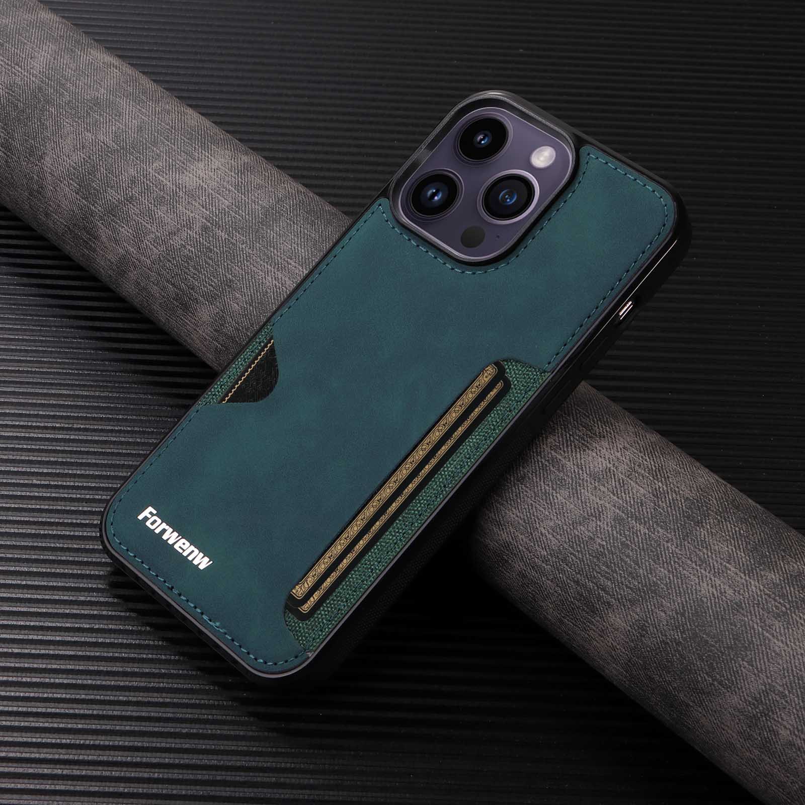 Luxury Leather Business Mobile Phone Case for Apple iPhone