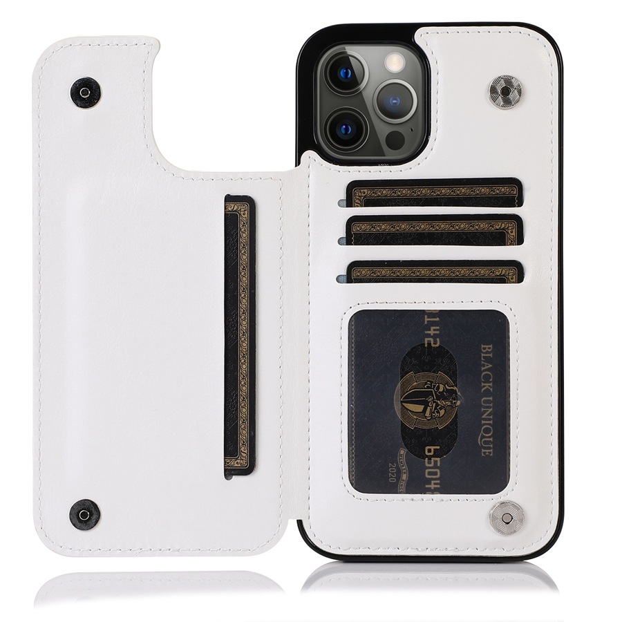 Leather Card Wallet Mobile Phone Case for iPhone