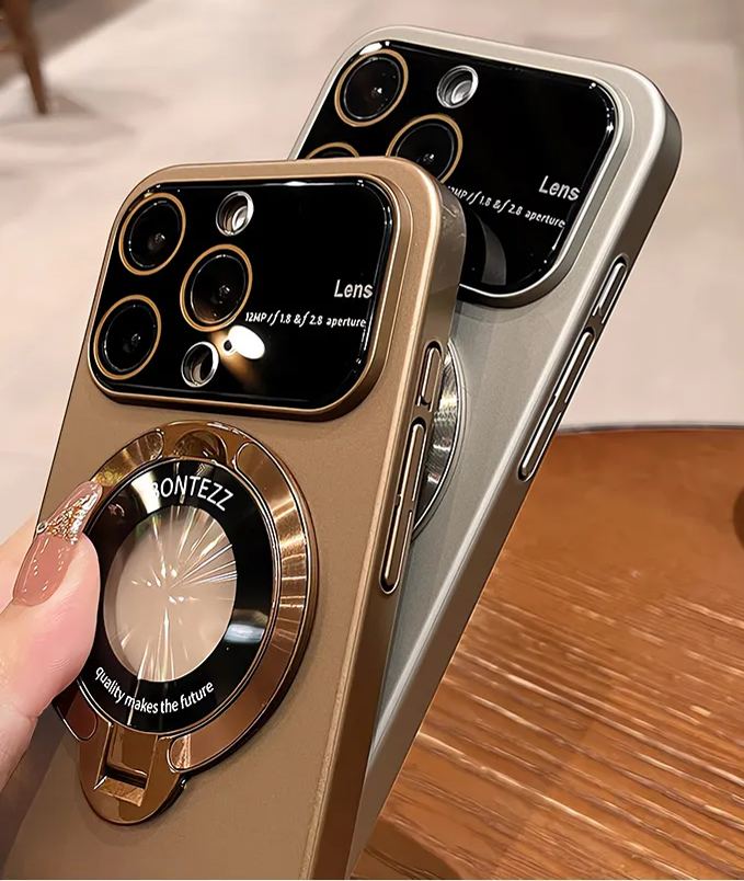 Luxury Magsafe Bracket Anti-fall Mobile Phone Case for iPhone