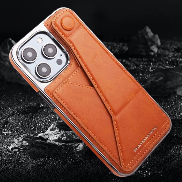 Leather Card Wallet Mobile Phone Case for iPhone