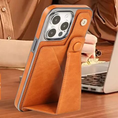Leather Card Wallet Mobile Phone Case for iPhone