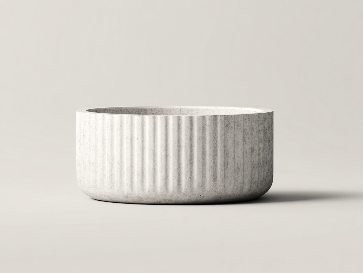 Blumentopf-Kunststoff-42×42×52 cm-Braun-kompakte konische Form fürs Wohnzimmer-Riviasohaus