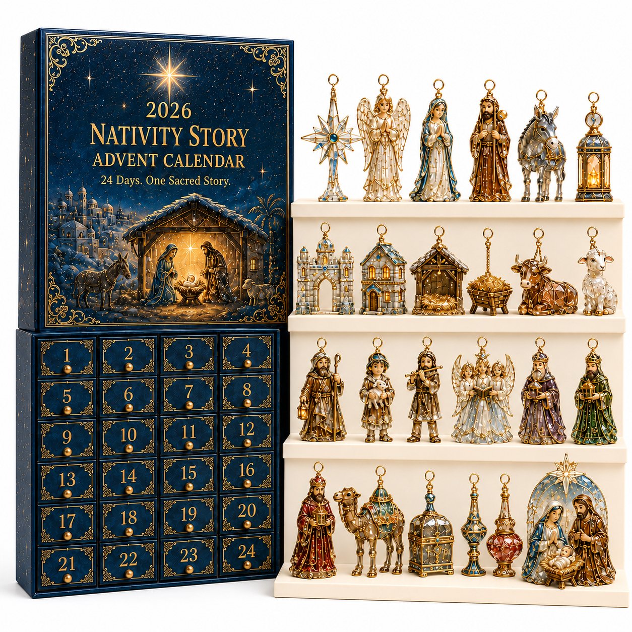 2026 Nativity Advent Calendar – 24-Day Christmas Countdown