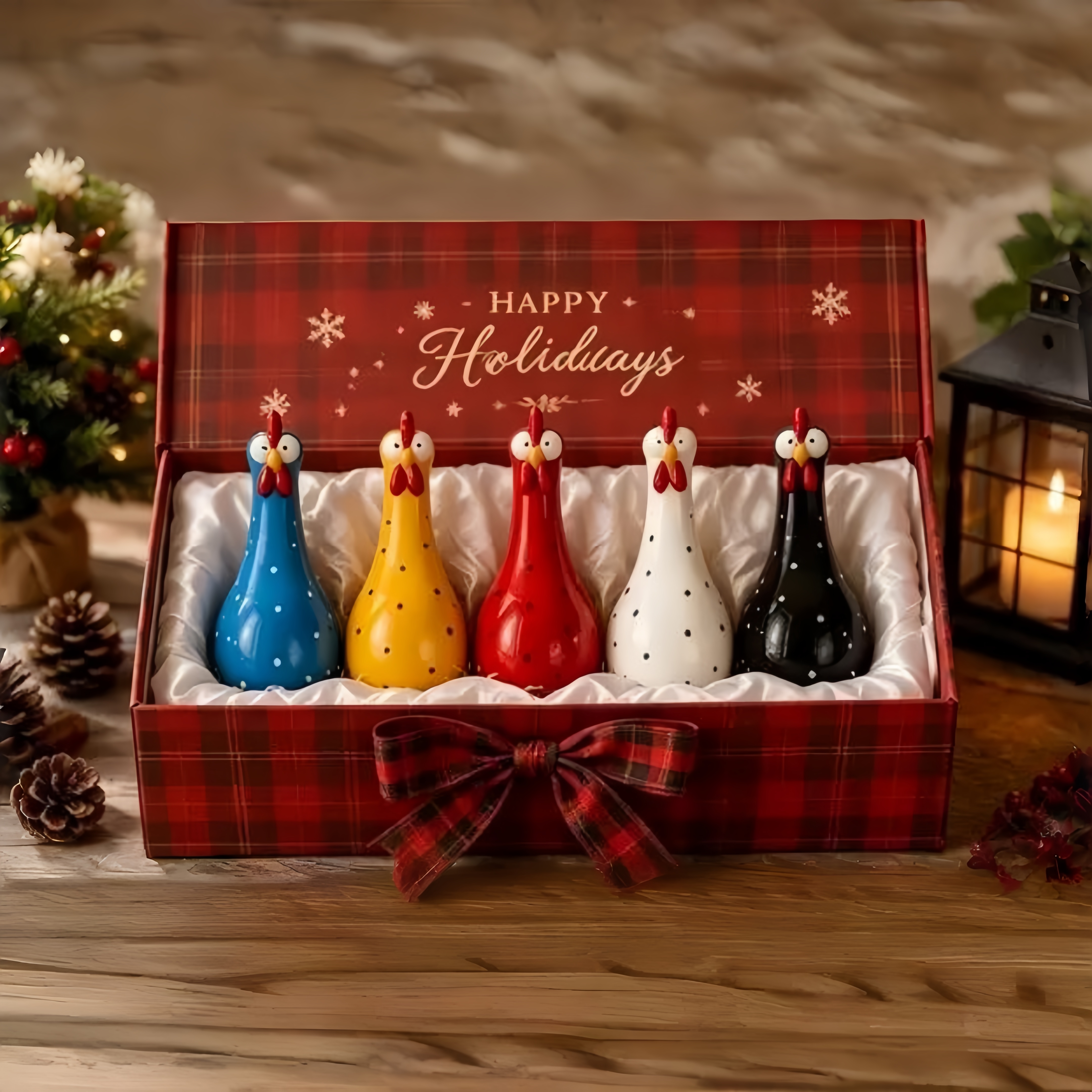 Costcrow Chicken Flower Vase – Playful Ceramic Décor for Fresh & Dried Blooms