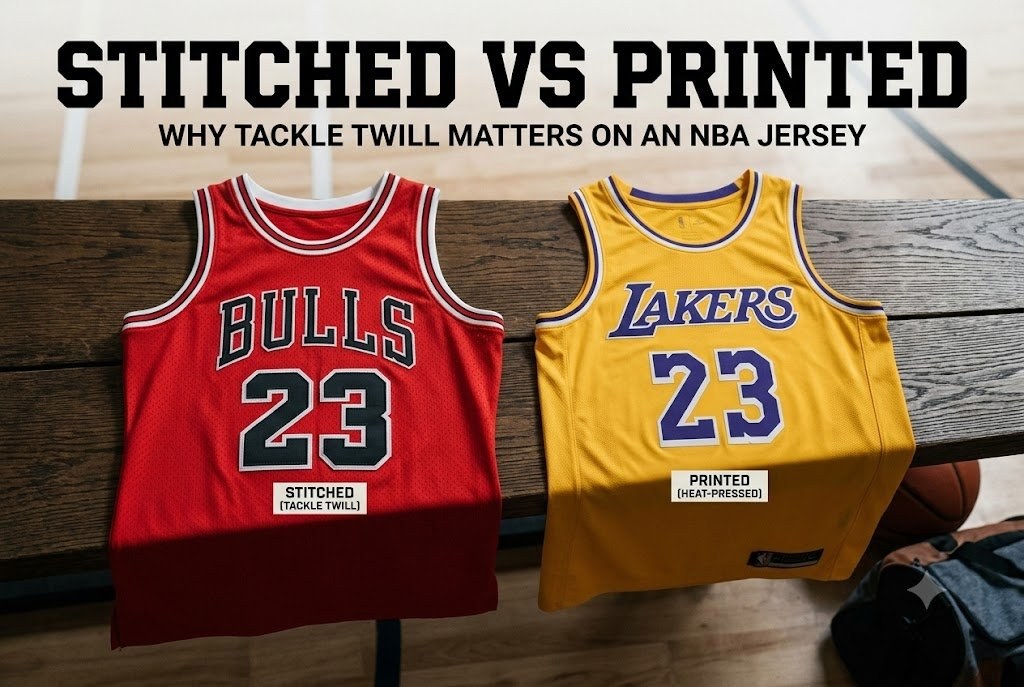 Stitched vs Printed: Why Tackle Twill Matters on an NBA Jersey
