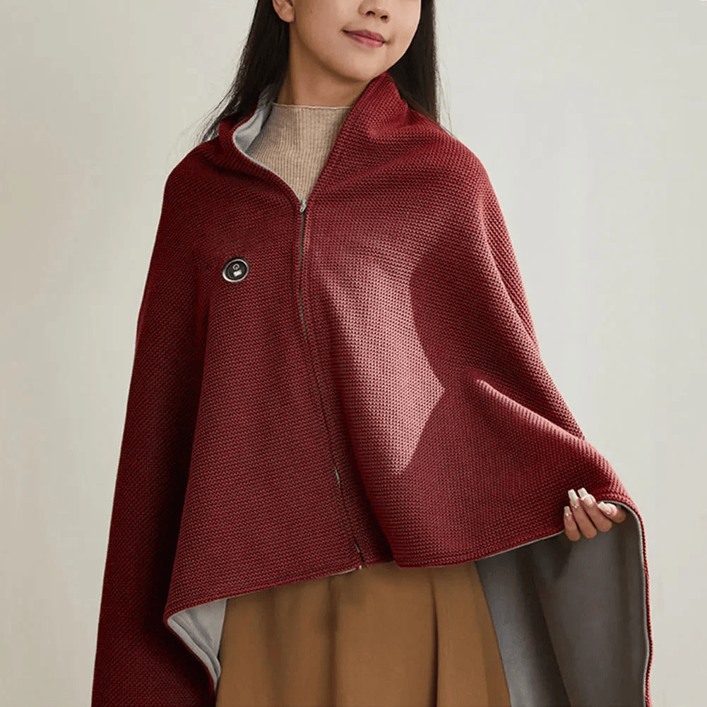 🔥 Christmas Sale ❄️ Stay Warm All Winter — Portable Electric Heated Blanket Shawl