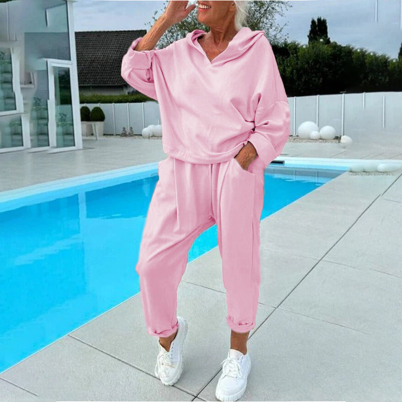 2026 NEW Women's Hooded Sweatshirt & Lounge Pants Set