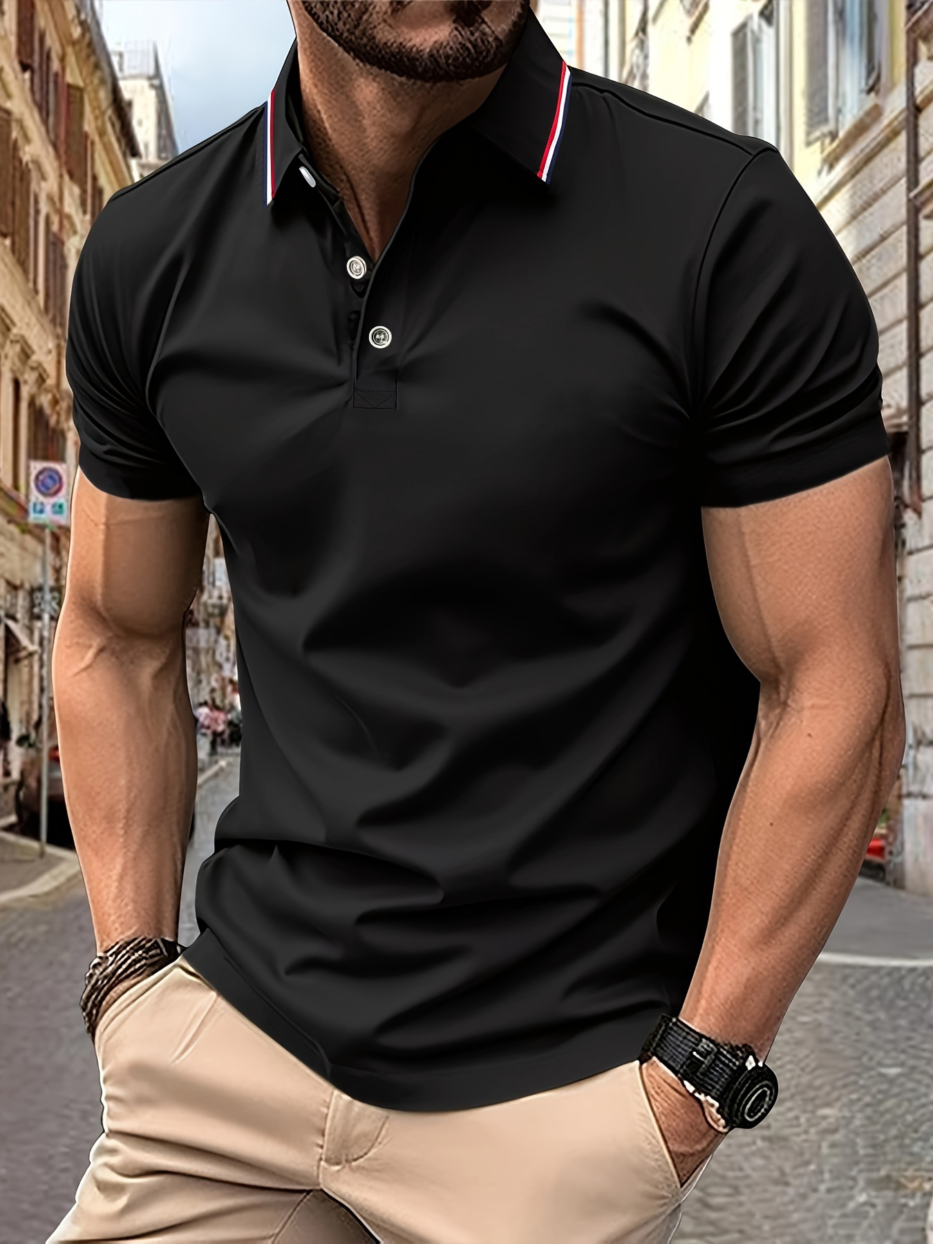 Slim Fit Polo Shirt for Men