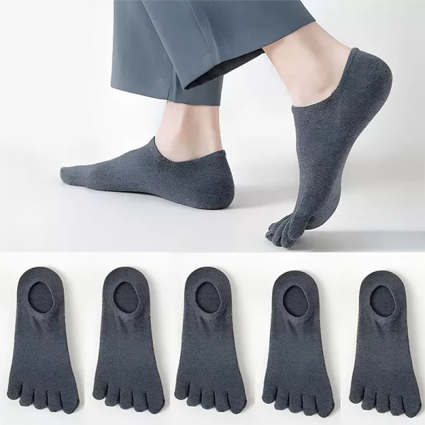 5 Pairs Breathable Five-Toe Bunion Socks