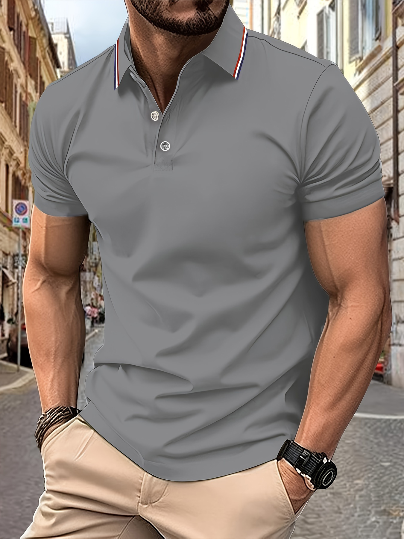Slim Fit Polo Shirt for Men