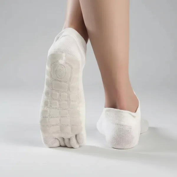 Warm Five-Toe Non-Slip Grip Socks