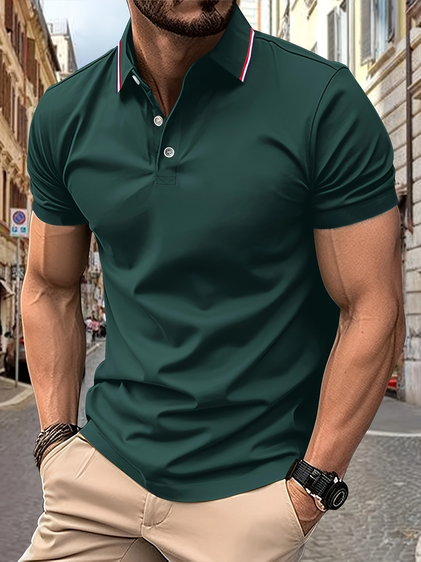 Slim Fit Polo Shirt for Men