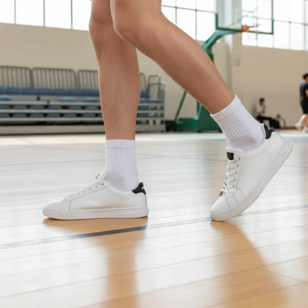 5 Pair Elastic Nylon Quarter Tube Socks for Sports