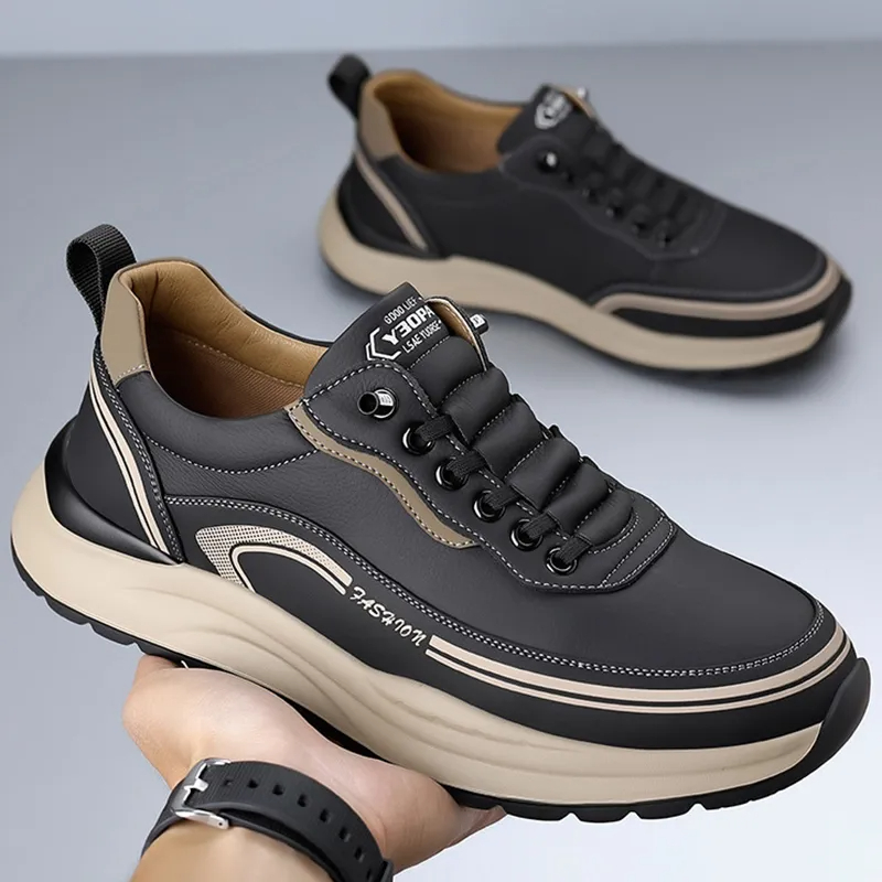 ⏰Last Day! 50% OFF 🔥Men's Comfortable Lightweight Leather Slip-On Orthopaedic Shoes