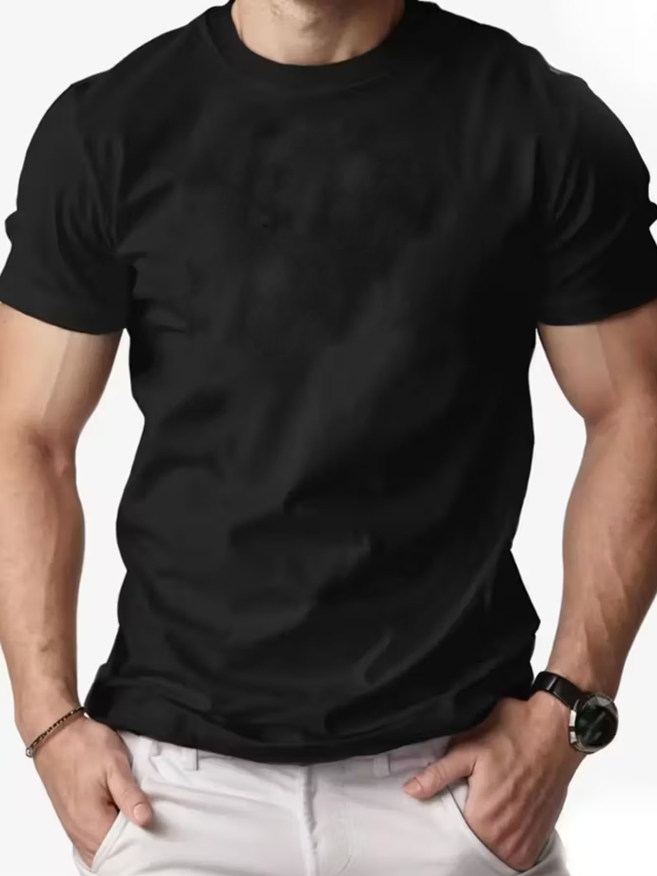 Premium Heavyweight Cotton Essential Tee for Men