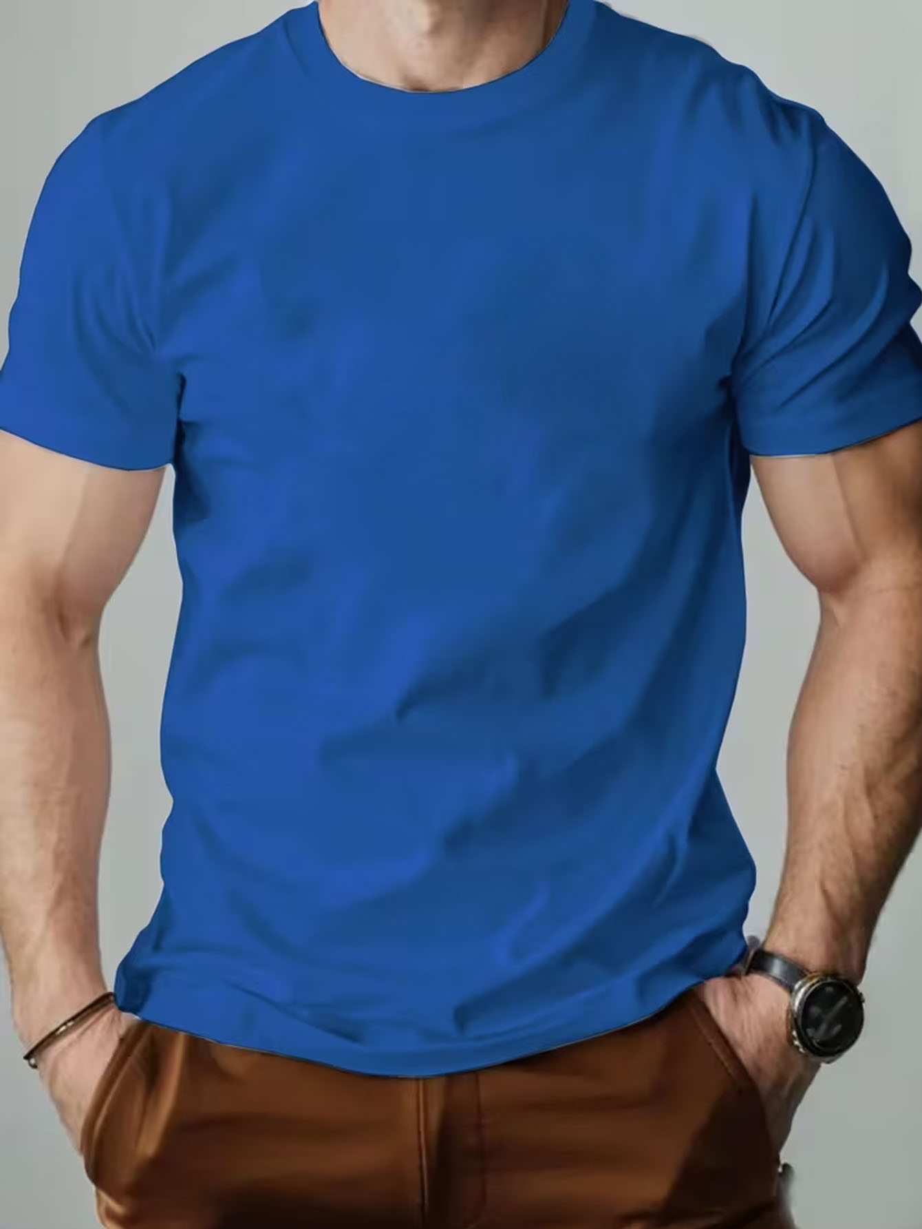 Premium Heavyweight Cotton Essential Tee for Men