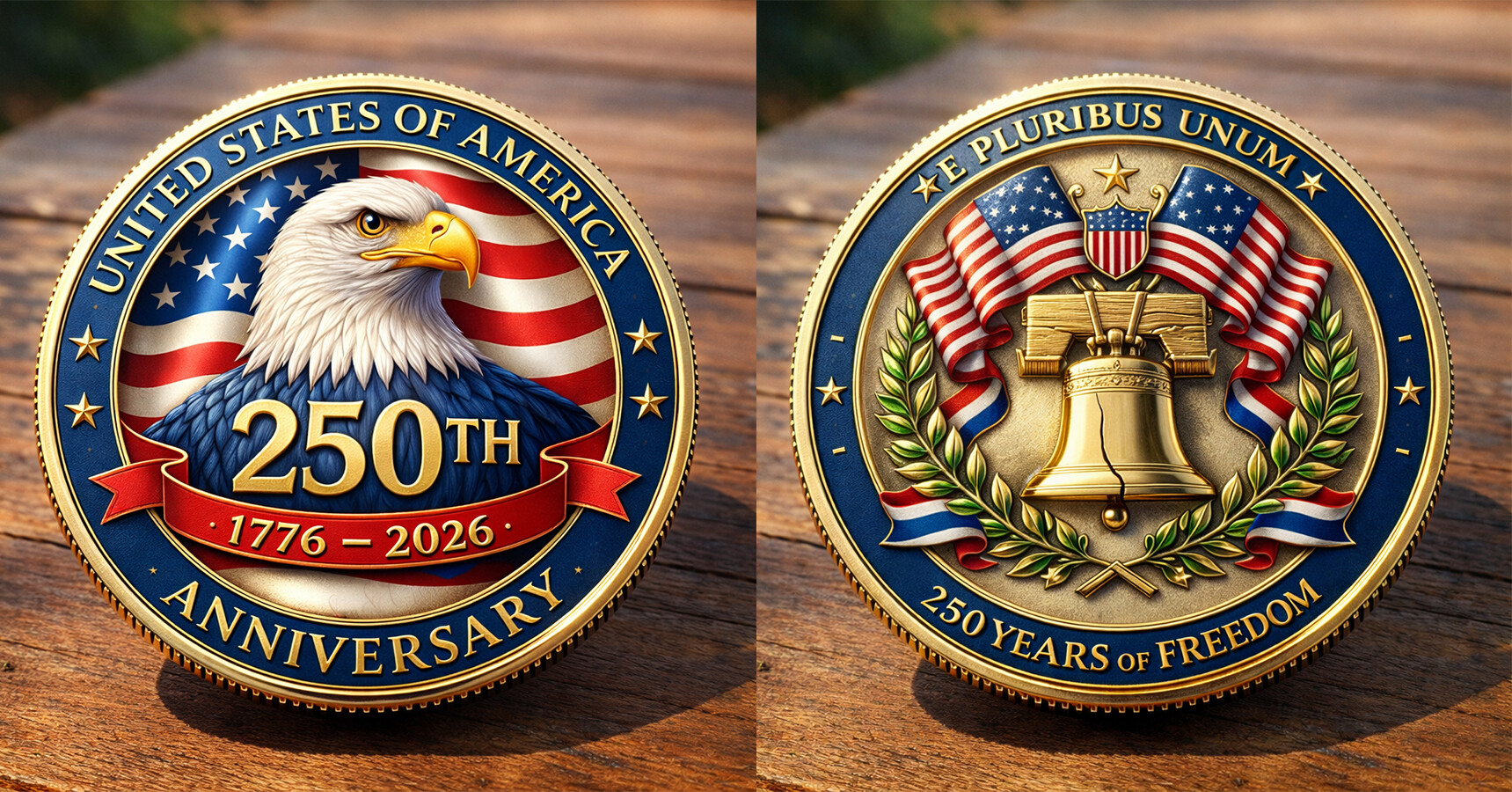 USA 250th Anniversary Commemorative Coin