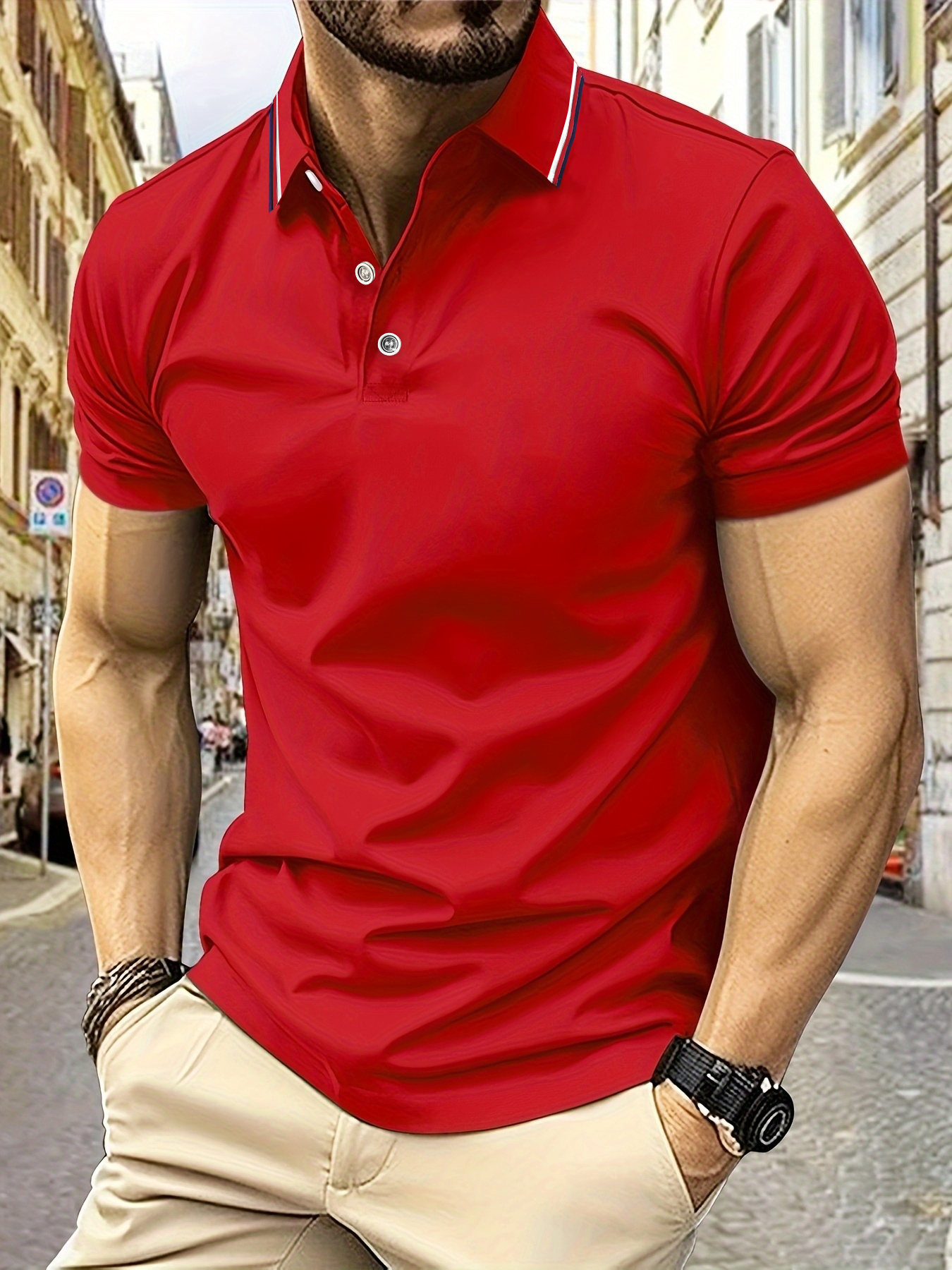Slim Fit Polo Shirt for Men