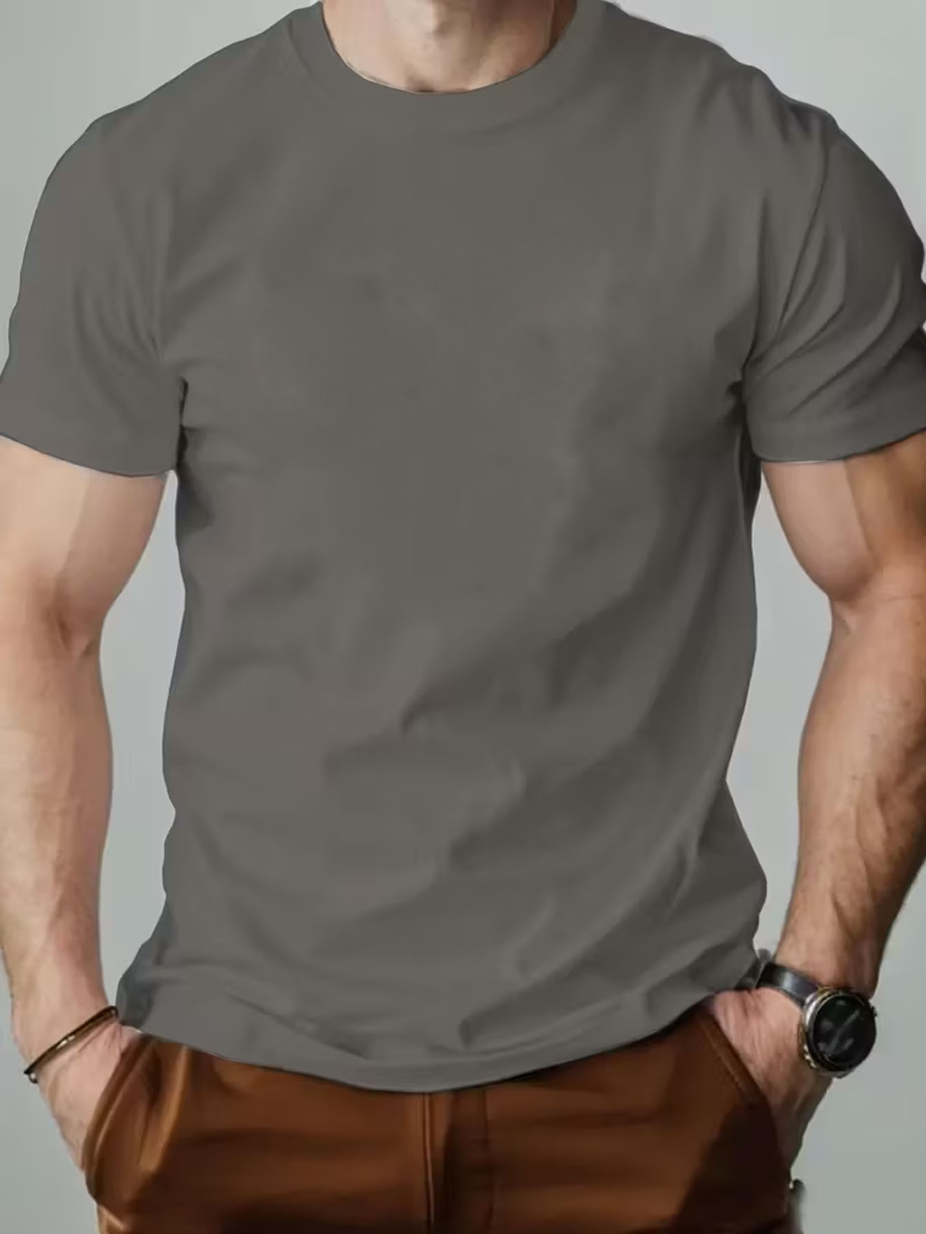 Premium Heavyweight Cotton Essential Tee for Men