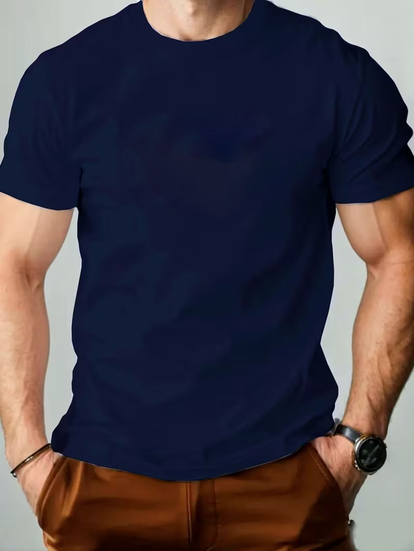 Premium Heavyweight Cotton Essential Tee for Men
