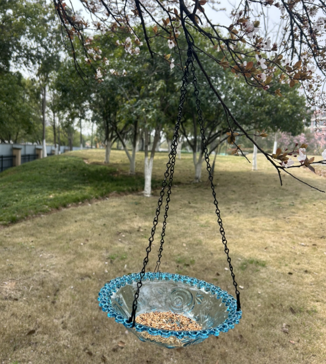 🔥💐SPRING DAY SALE- ONLY 💲23.99!⚡50K+ SOLD!🐦Solar Cascade Hanging Bird Bath Fountain