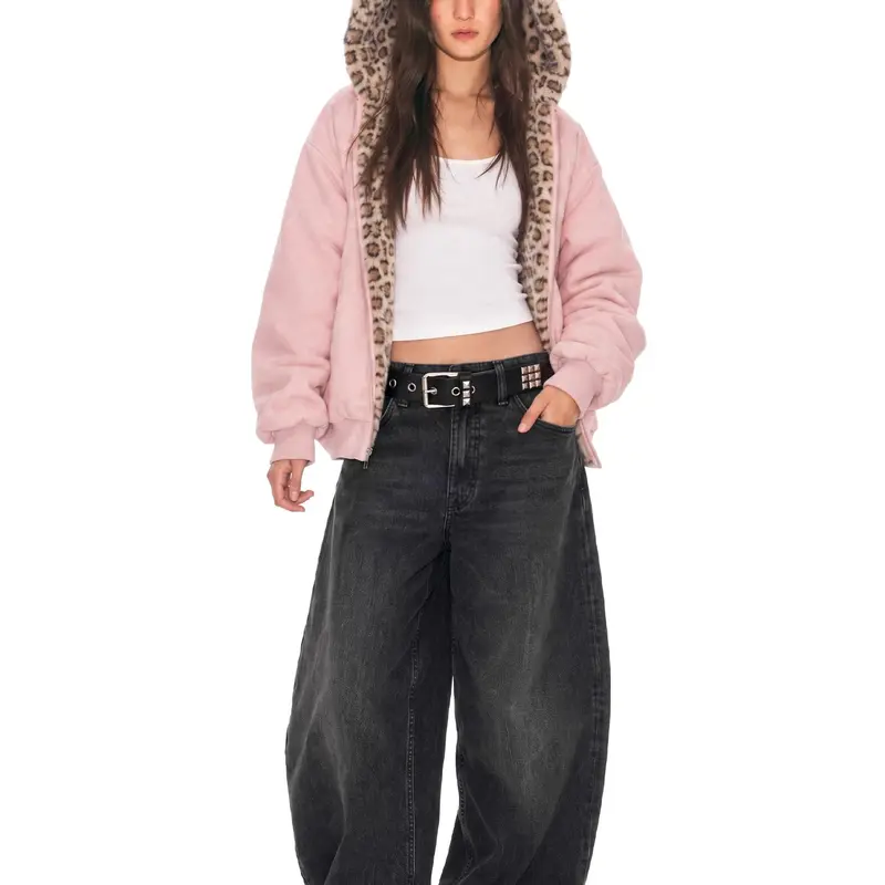 Faux Suede Cozy Jacket with Cat Ears