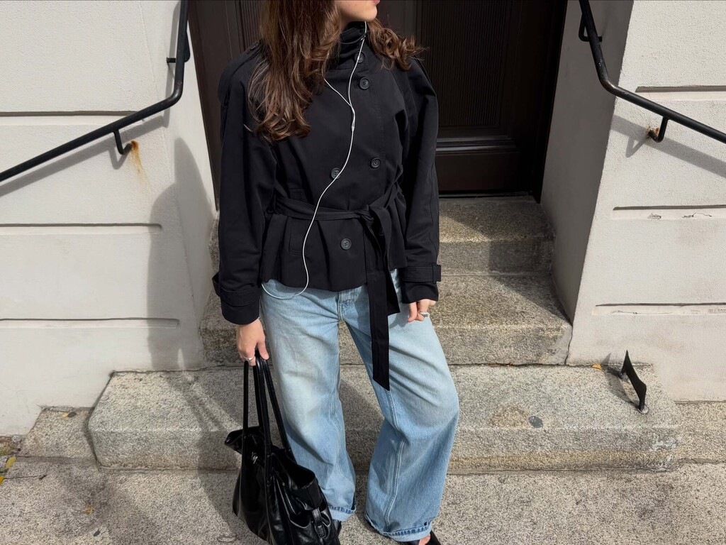 FUNNEL NECKTRENCH JACKET