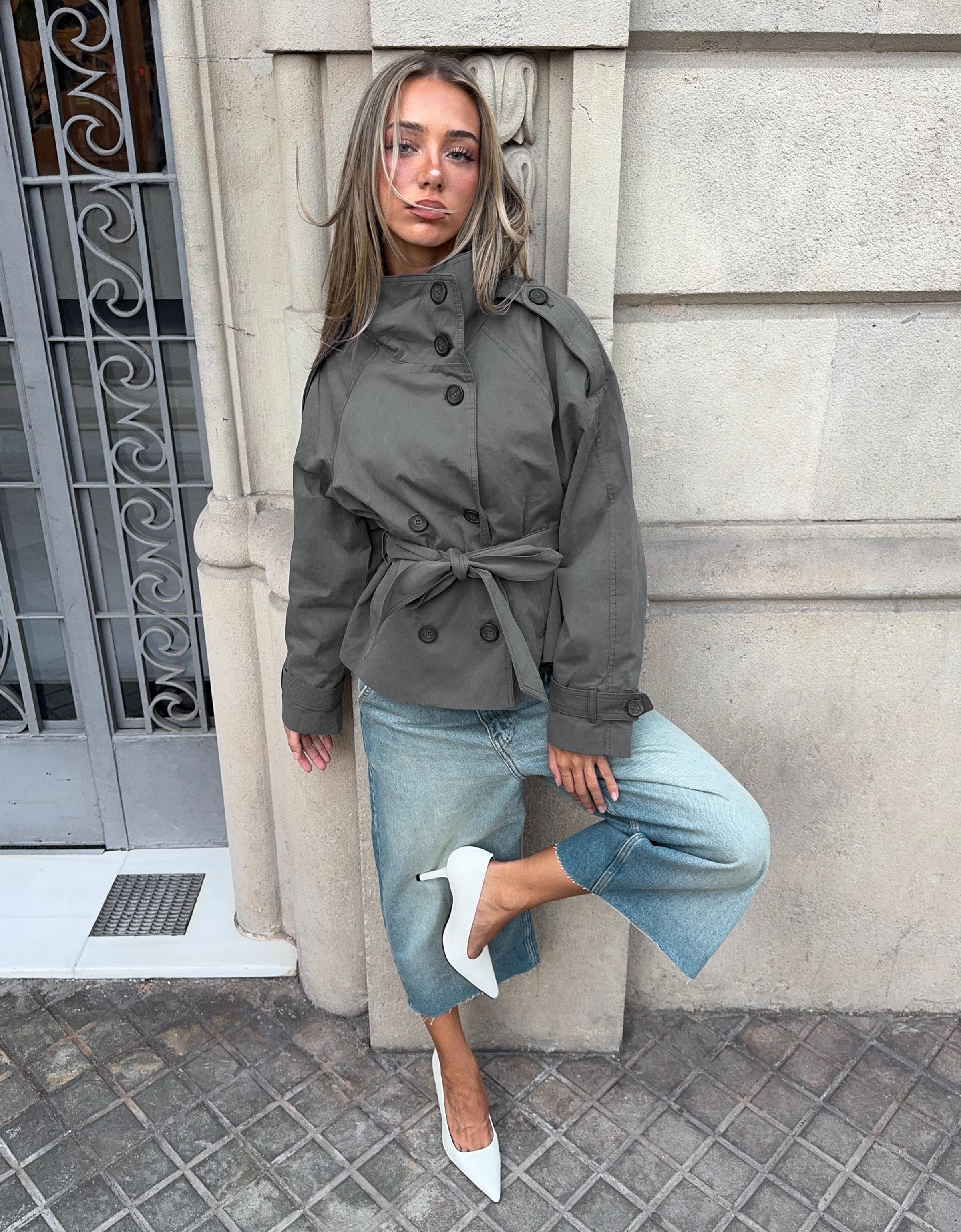 FUNNEL NECKTRENCH JACKET