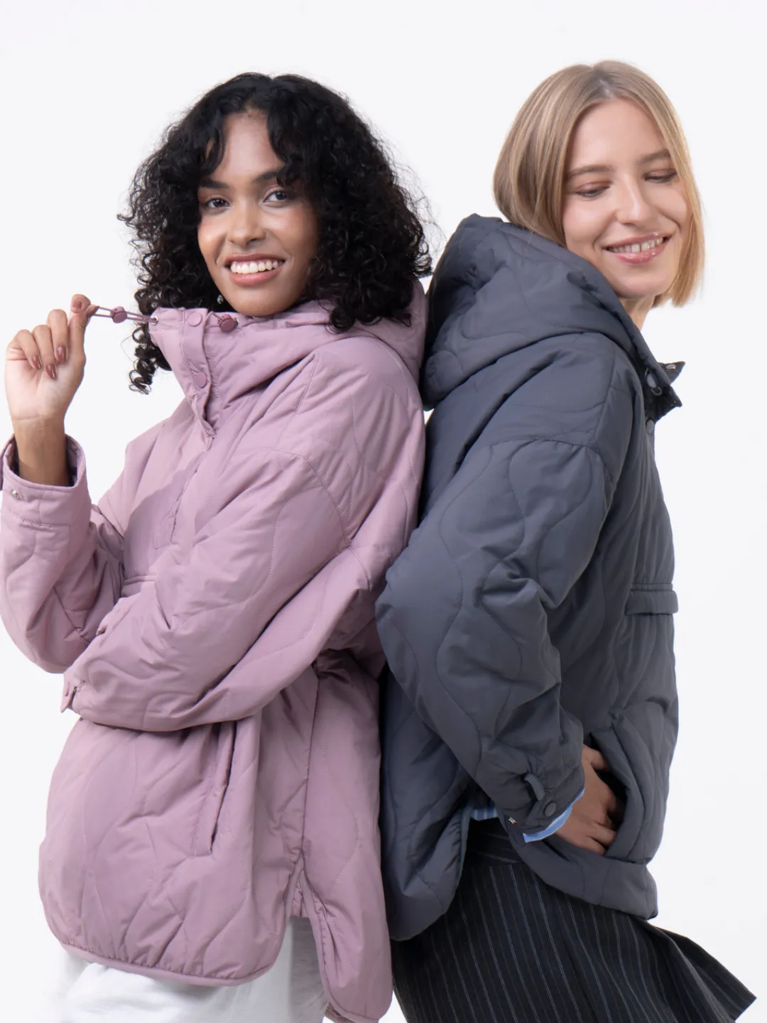 Puffit quilted puffer hoodie
