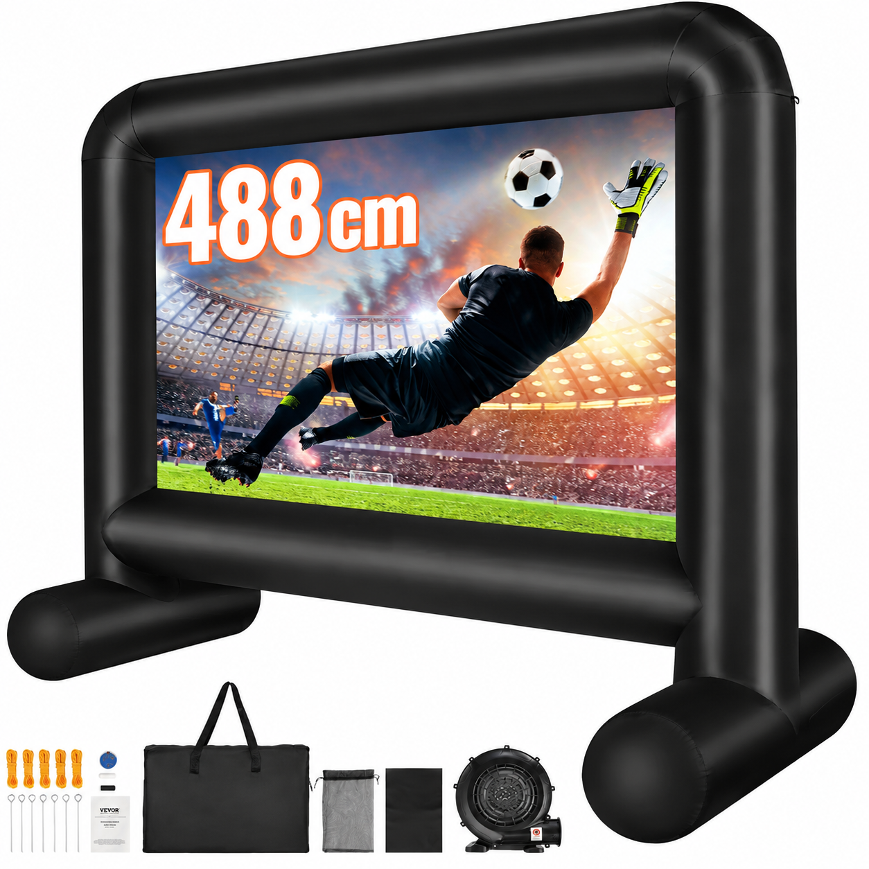🎁 Exclusive Gift: ADMQX Inflatable MovieScreen 24FT Inflatable Projector Screen foroutside