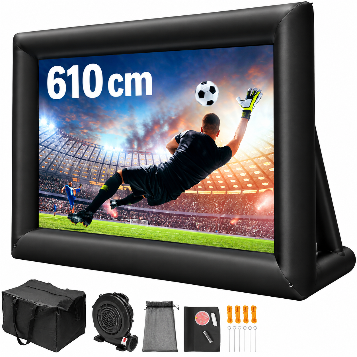 🎁 Exclusive Gift: ADMQX Inflatable MovieScreen 24FT Inflatable Projector Screen foroutside