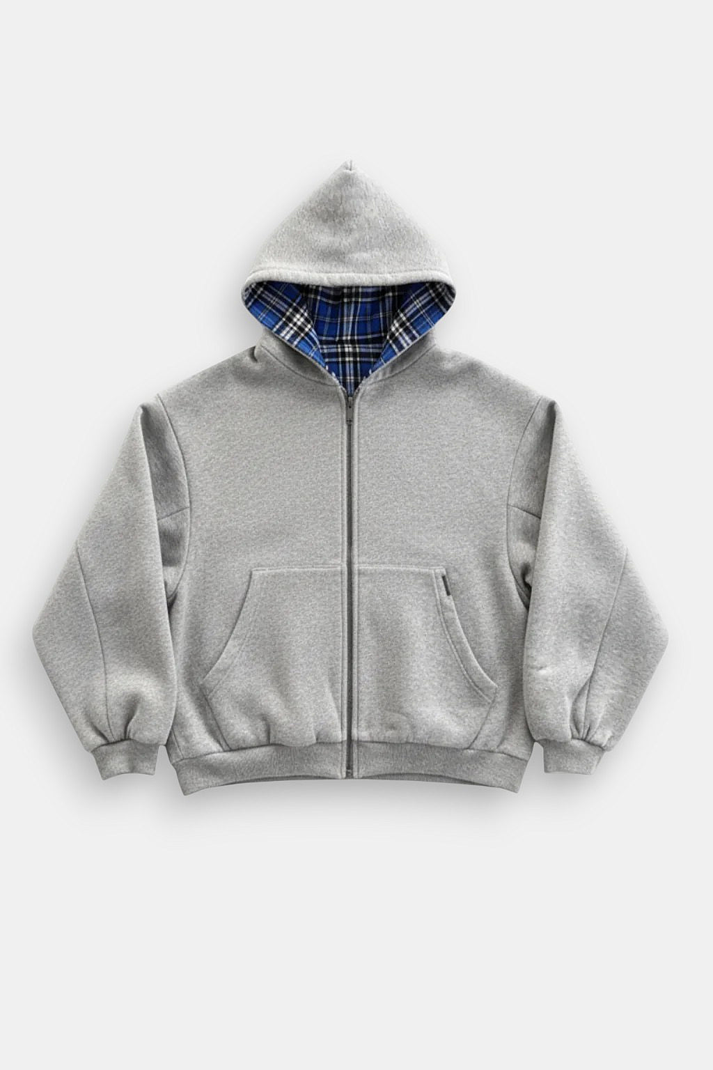 Reversible plaid Sweatshirt