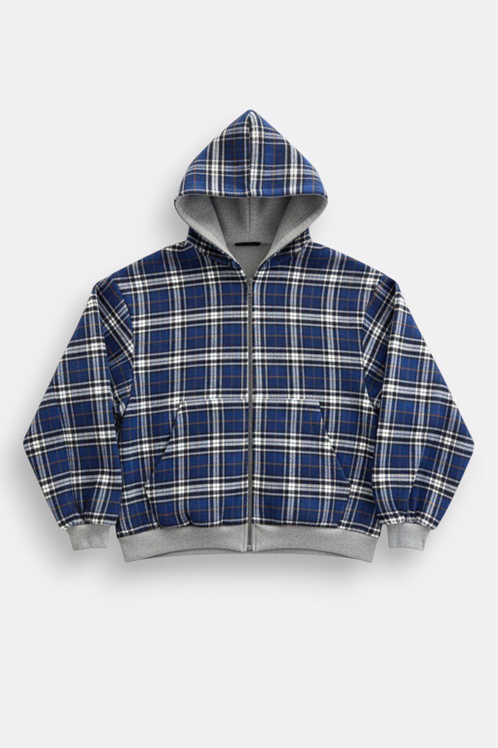 Reversible plaid Sweatshirt