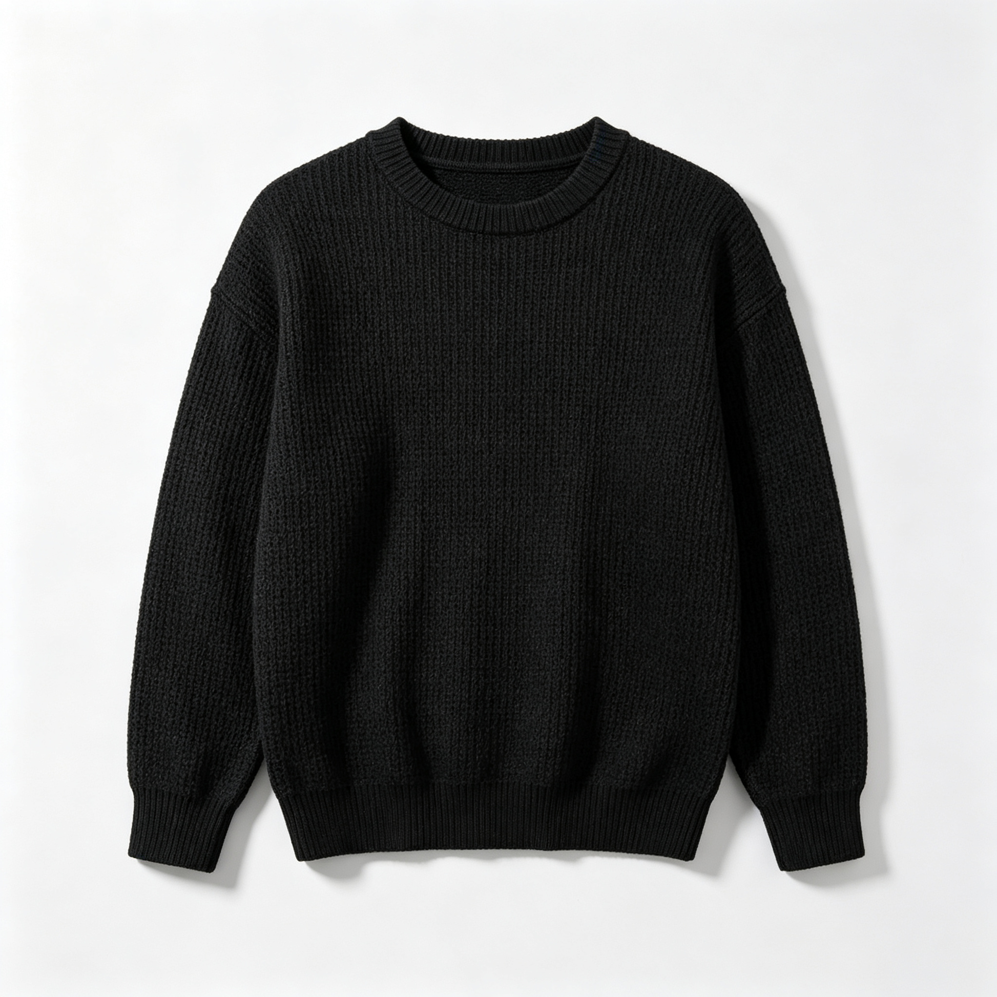 BESTSELLER I8PCS$24.63 | Men's Waffle KnitCrewneck Sweater