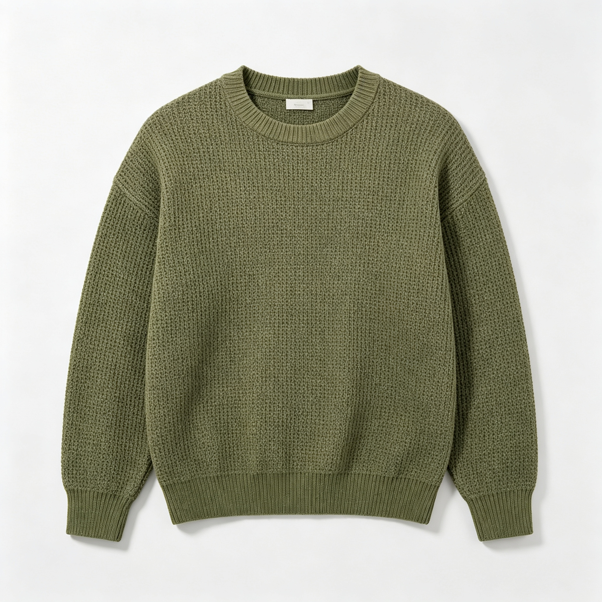 BESTSELLER I8PCS$24.63 | Men's Waffle KnitCrewneck Sweater