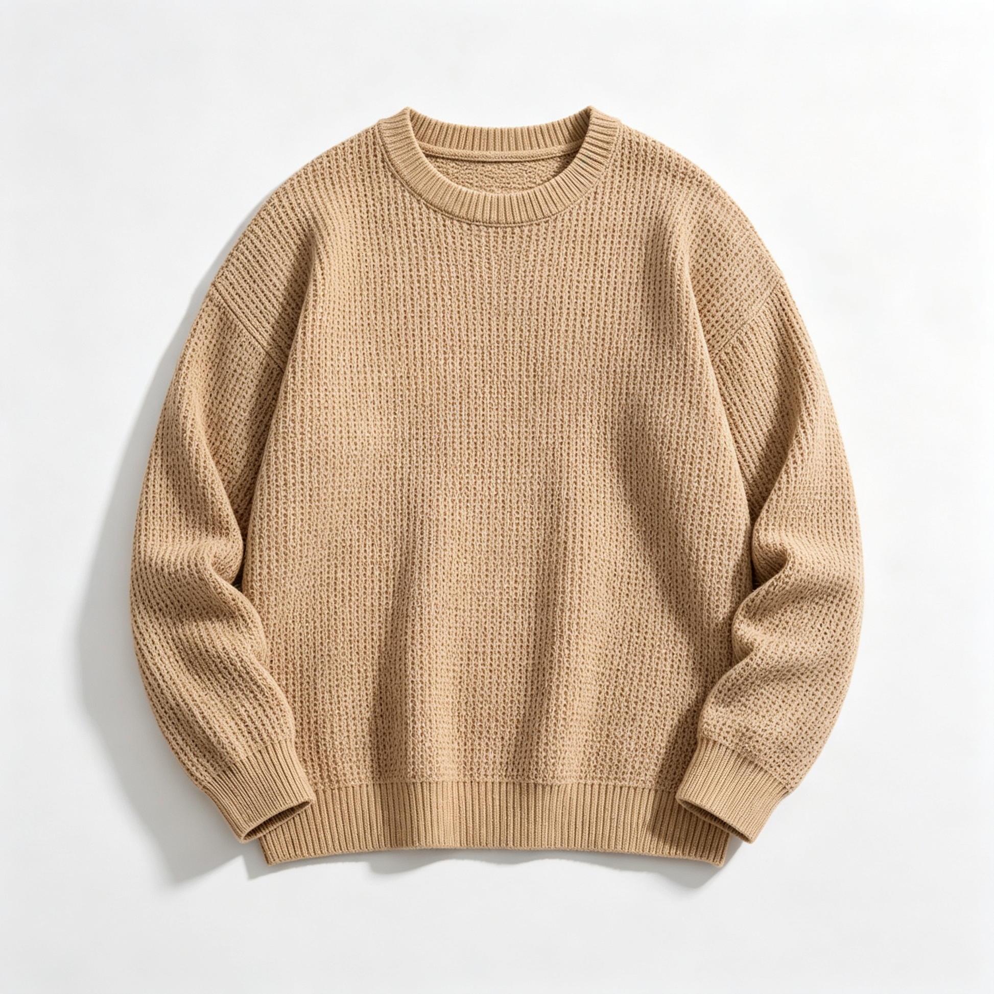 BESTSELLER I8PCS$24.63 | Men's Waffle KnitCrewneck Sweater