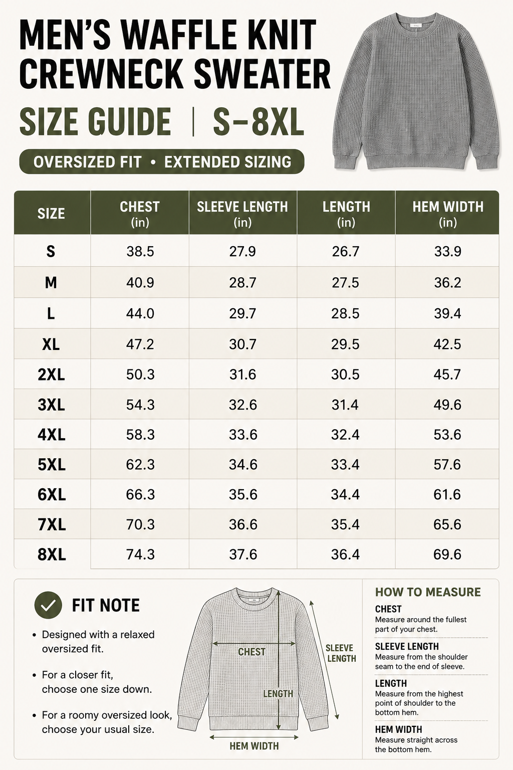 BESTSELLER I8PCS$24.63 | Men's Waffle KnitCrewneck Sweater