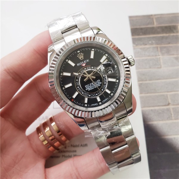 Replica Rolex Sky-Dweller Black | RLX 180 - View 2