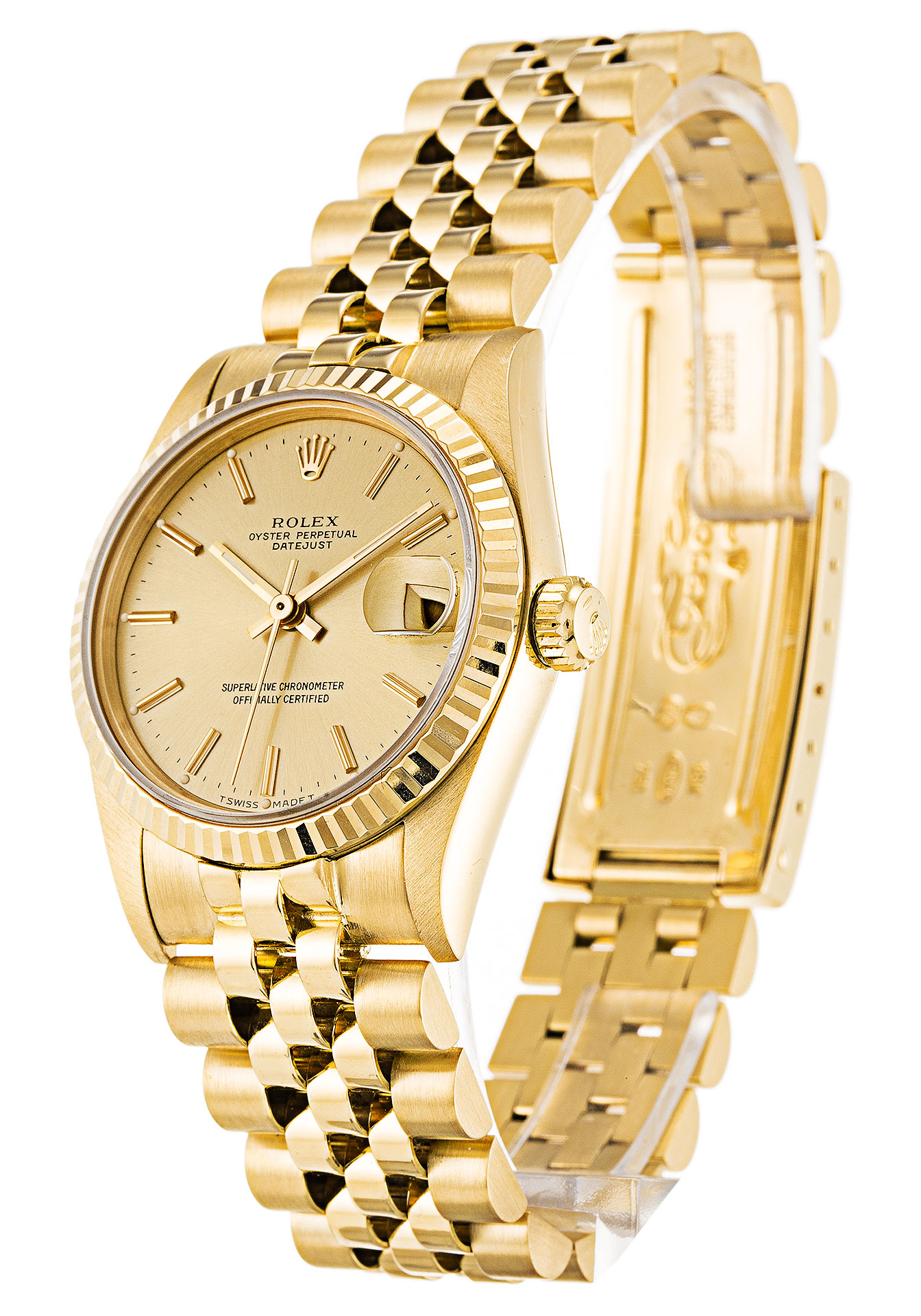 Rolex Datejust 68278 31 MM Gold Case & Dial Jubilee Strap Replica