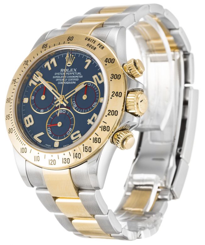 Replica Rolex Daytona Blue Dial 116523-40 MM - View 2