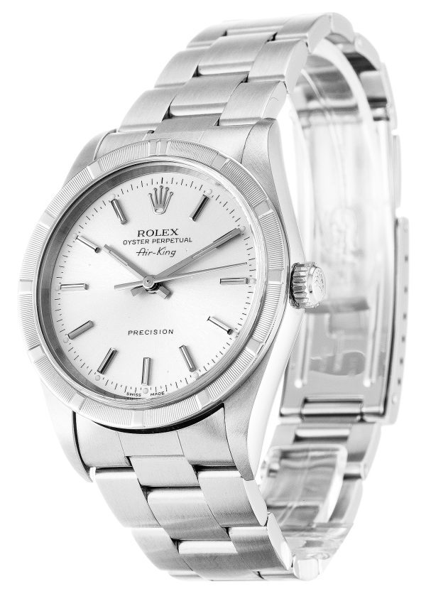 Replica Rolex Air-King 14010M Silver Dial Markers Oyster Steel