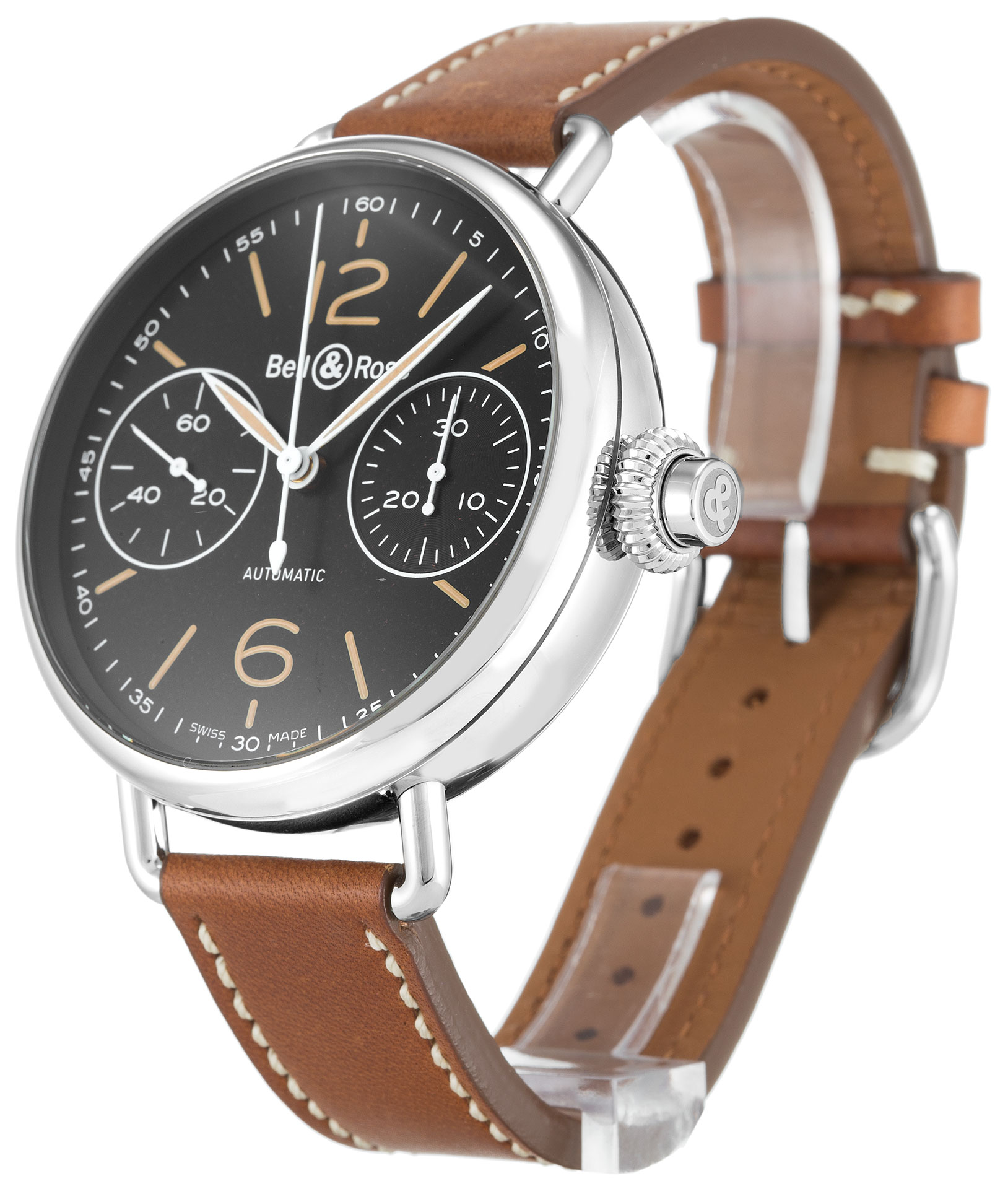 Bell and Ross Replica Vintage BEWW1-MONO-HER/S-44 MM - View 2