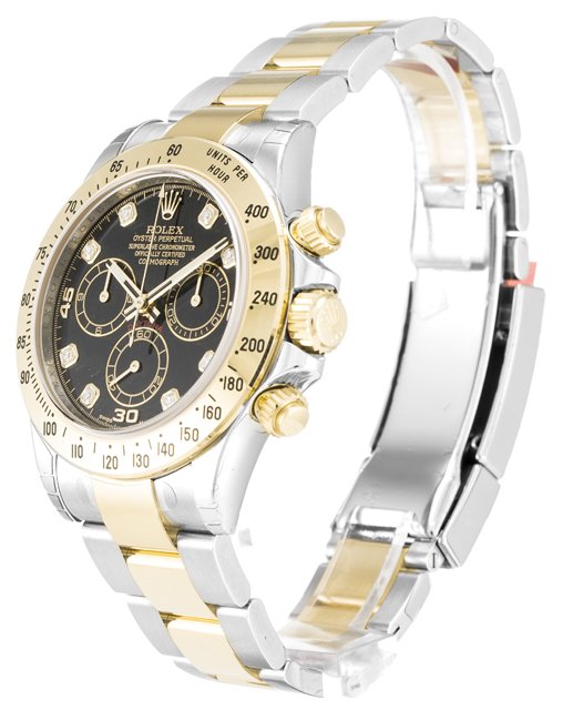Replica Rolex Daytona Black Dial 116523-40 MM - View 2